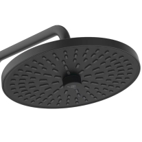 Coloană de duș termostată Ideal Standard Ceratherm T25+, 2 jeturi, negru mat